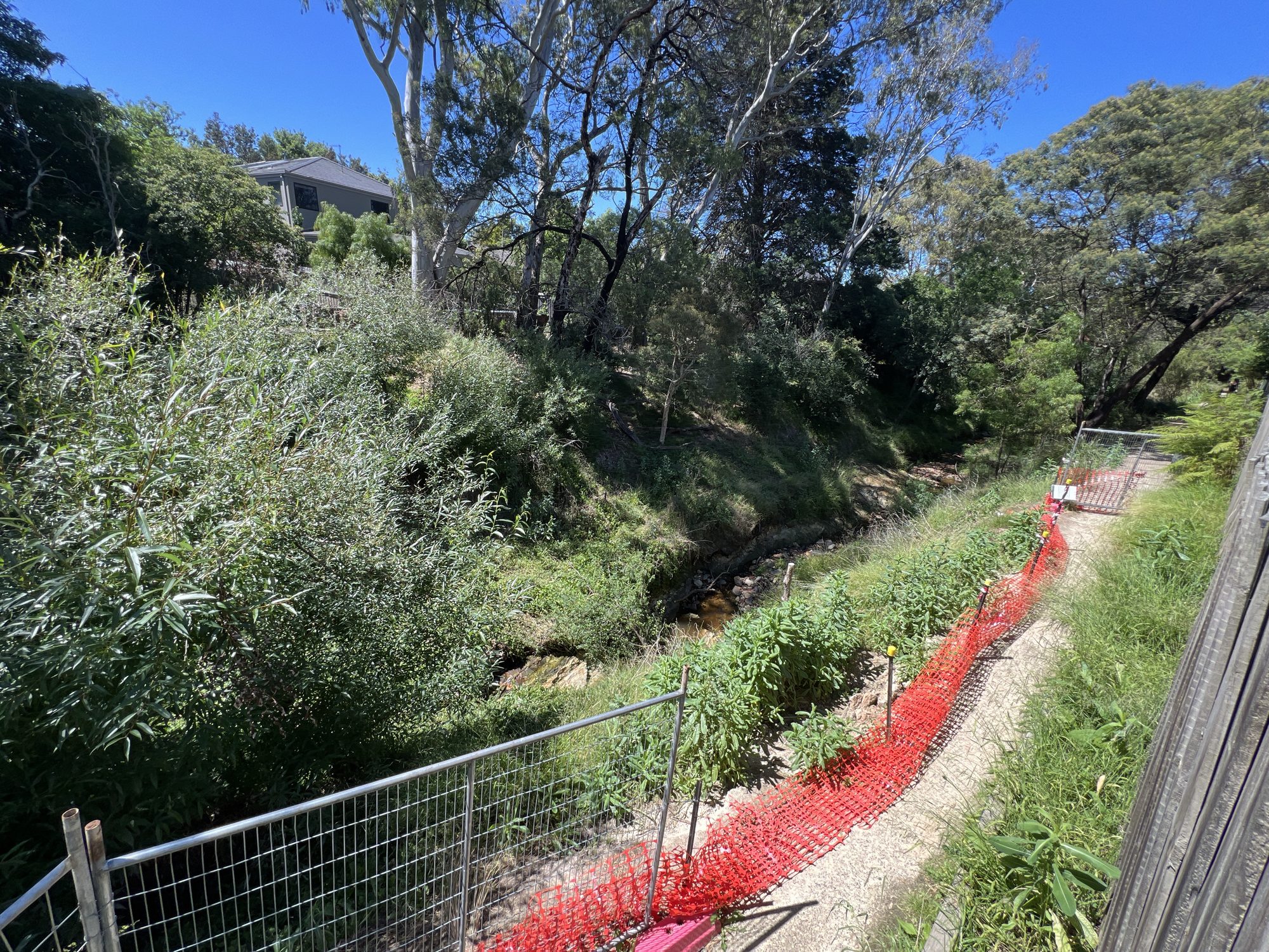 Creek bank site assessed for geohazards